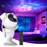 Proyector Astronauta con Control Remoto y Luces de Galaxia LED – Decoración Espacial 360º para Dormitorio